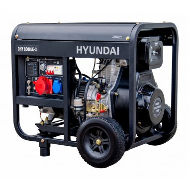 Дизельный генератор HYUNDAI DHY 8000LE-3 ― HYUNDAI