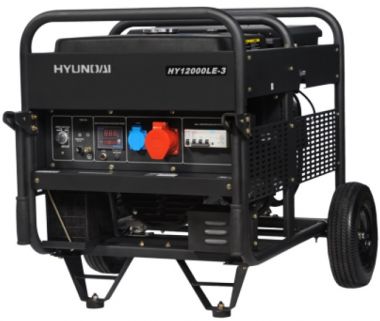Бензиновый генератор повышенной мощности HYUNDAI HY 12000LE-3 ― HYUNDAI